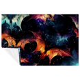 Bats Cozy Microfiber Throw Blanket Soft and Warm Printed Blanket for