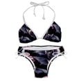 thumbnail image 1 of Bats Detachable Sponge Adjustable Strap Bikini Set Two-Pack Swim Suits - Ideal for Beach and Pool Scenes, 1 of 6