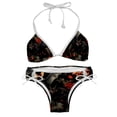 thumbnail image 1 of Bats Detachable Sponge Adjustable Strap Bikini Set Two-Pack Swim Suits - Ideal for Beach and Pool Scenes, 1 of 6