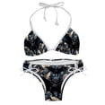 thumbnail image 1 of Bats Detachable Sponge Adjustable Strap Bikini Set - Two-Pack Swim Wear One-Piece Swimsuits, 1 of 6