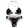 thumbnail image 1 of Bats Detachable Sponge Adjustable Strap Bikini Set Two-Pack Swimsuit Suit Beach Pool Party, 1 of 6