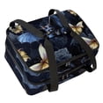 thumbnail image 1 of Bats Double-Layered Insulated Lunch Bag with Dual Compartments | Large Capacity Reusable Lunch Bags for Men and Women | 7.1x11.4x16.1 Inches Handheld Meal Bag for Work and School, 1 of 6