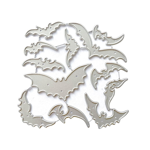 Halloween Bat Embossing Cutting Dies Halloween Embossing Die Cuts for DIY Scrapbooking Card Making Album Crafts