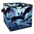 thumbnail image 1 of Bats Foldable Cube Organizer with Handle, 10.8"x10.5"x10.6", Large Capacity Storage Containers Storage Box, 1 of 6