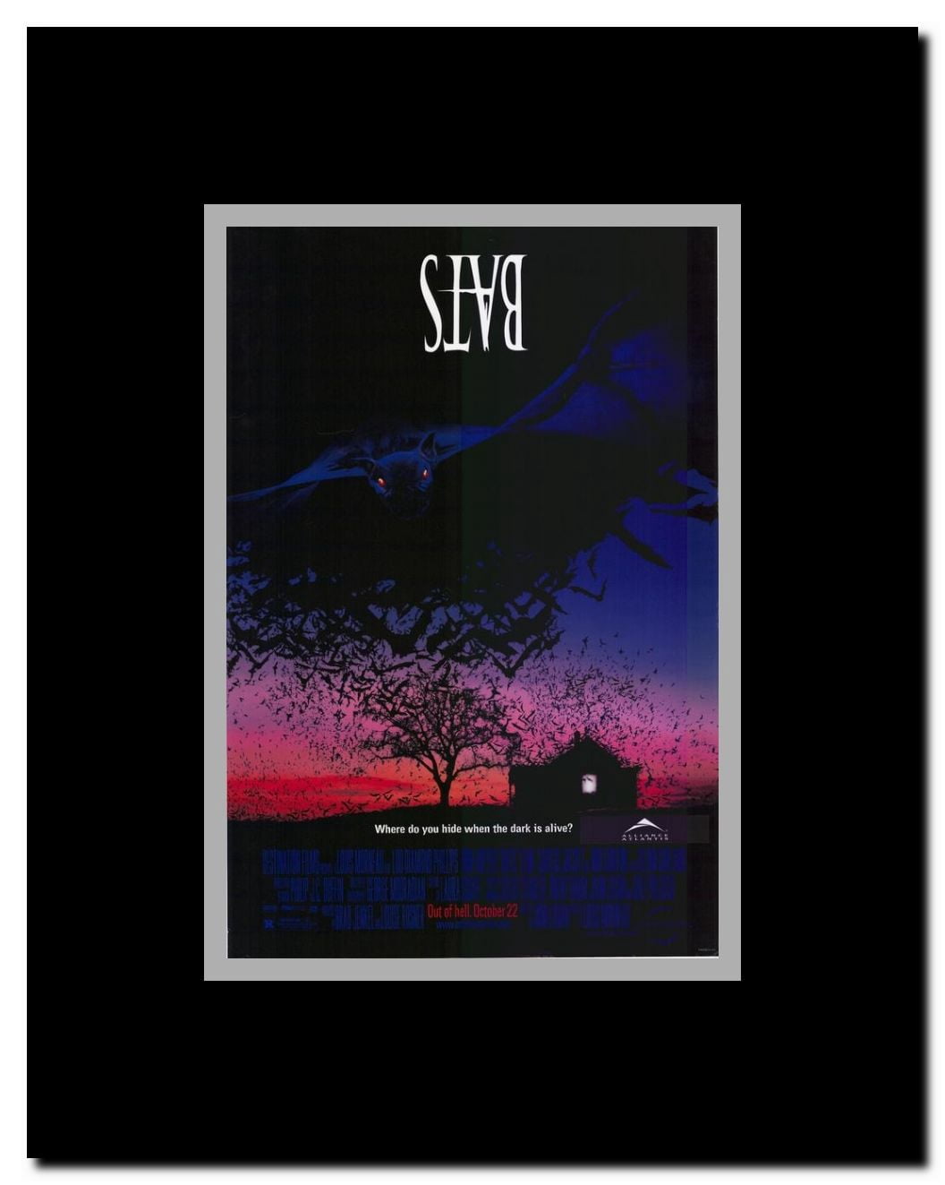 Bats Framed Movie Poster