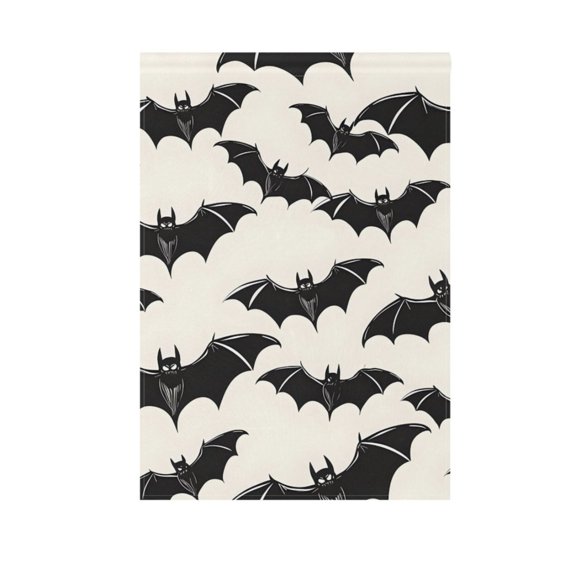Bats Halloween Garden Flag House Banner 28" x 40" Double Sided Outdoor Yard Decoration