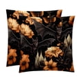 thumbnail image 1 of Bats Inserts in Sizes 16x16, 18x18, and 20x20 Inches with Unique Patterns - Set of 2 for Bed Pillows,and Chair Pillow Covers - Great for Various Occasions!, 1 of 6