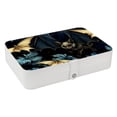 thumbnail image 1 of Bats Jewelry Organizer Travel Organizer Display Case - PU Leather with Removable Compartment, Portable, 1 of 6