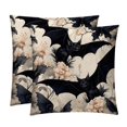 Bats Luxurious Velvet Throw Pillow Inserts Set of 2, Decorative Pillows