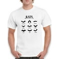 thumbnail image 1 of Bats Men T-Shirt, Male Medium, 1 of 4
