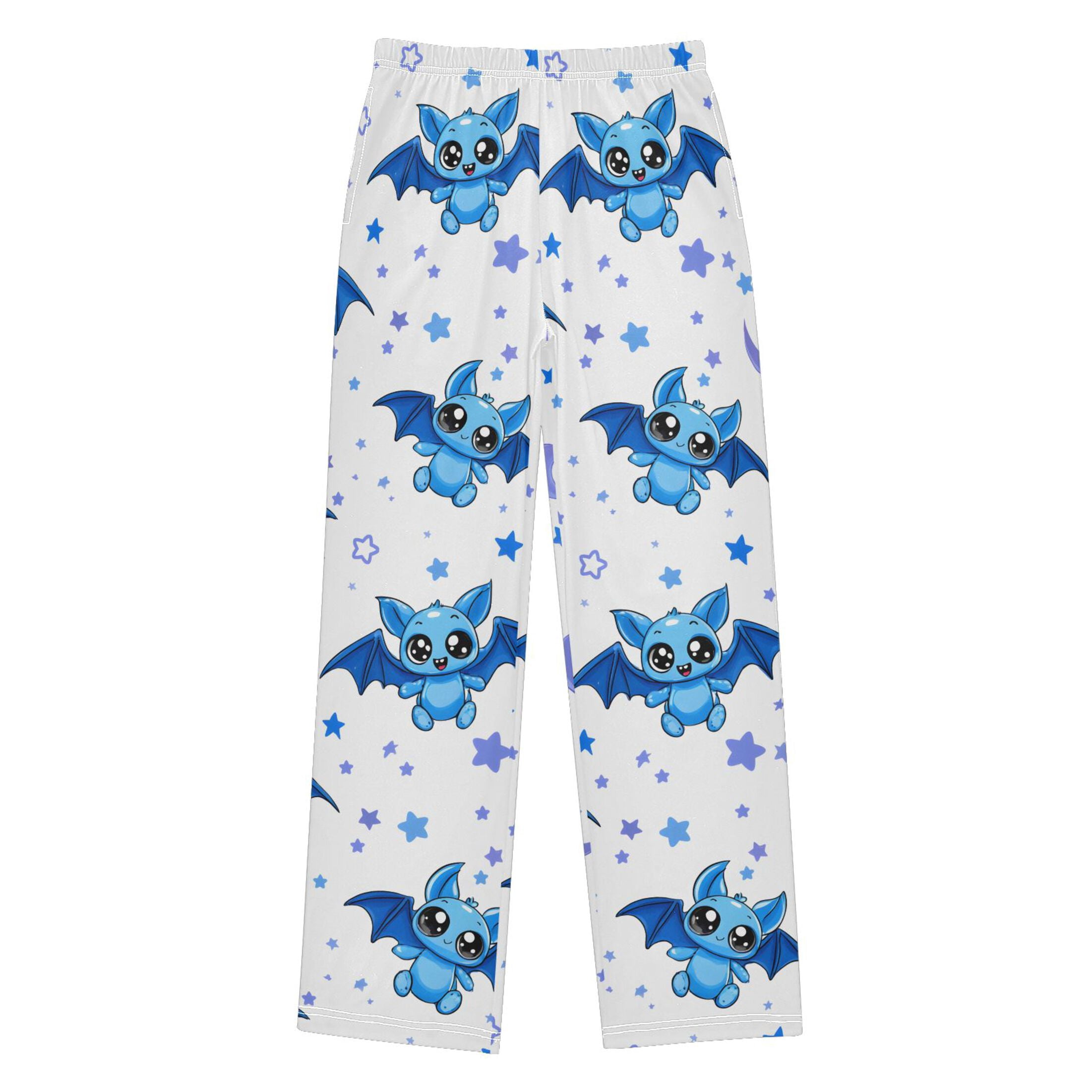 Bats Moons Pattern Pajama Pants Soft Lightweight Lounge Pants Bottoms ...