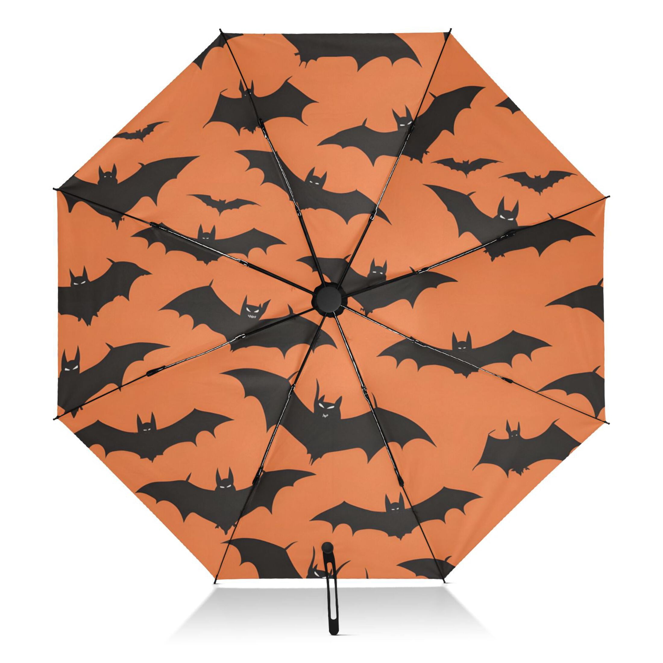 Bats Pattern Umbrella Folding Sun Umbrella Travel Auto Open Close Large ...
