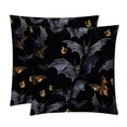thumbnail image 1 of Bats Pillow Covers Inserts, Decorative Pillows, Throw Pillows with Unique Patterns for Home Décor - Set of 2 in 16x16, 18x18, or 20x20 inches, 1 of 6