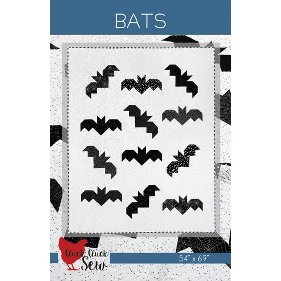 Bats Quilt Pattern by Cluck Cluck Sew