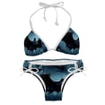 thumbnail image 1 of Bats Swimsuit Bikini Set with Detachable Sponge and Adjustable Strap, Two-Pack, for Beach and Pool Parties, 1 of 6