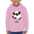 thumbnail image 1 of Bats W Moon Happy Halloween Hoodie Toddler -Image by Shutterstock,  4 Toddler, 1 of 4