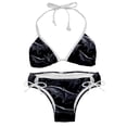 thumbnail image 1 of Bats Women's Bikini Set with Detachable Sponge and Adjustable Strap, Two-Pack, Ideal for Swimming Suit Beach Vacation!, 1 of 6