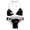 thumbnail image 1 of Bats Women's Swimsuit Bikini Set, Detachable Sponge, Adjustable Strap, Two-Pack, Beach & Pool Ready, 1 of 6