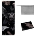 thumbnail image 1 of Bats Yoga Mat Towel with Storage Bag - 72.8"x26.8" - Suitable for Hot Yoga, Pilates, Fitness - Yoga Blankets Included, 1 of 6