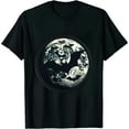 thumbnail image 1 of Bats in the full moon Halloween T-Shirt, 1 of 5