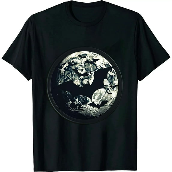 Bats in the full moon Halloween T-Shirt
