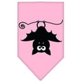 thumbnail image 1 of Batsy the Bat Screen Print Bandana, Light Pink - Large, 1 of 1