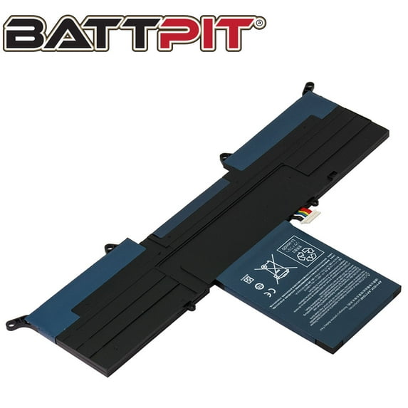 BattPit: Laptop Battery Replacement for Acer S3-391-6497, 3ICP5/65/88, 3ICP5/67/90, AP11D3F, AP11D4F, BT.00303.026, BT00303026 (11.1V 3280mAh 48Wh)