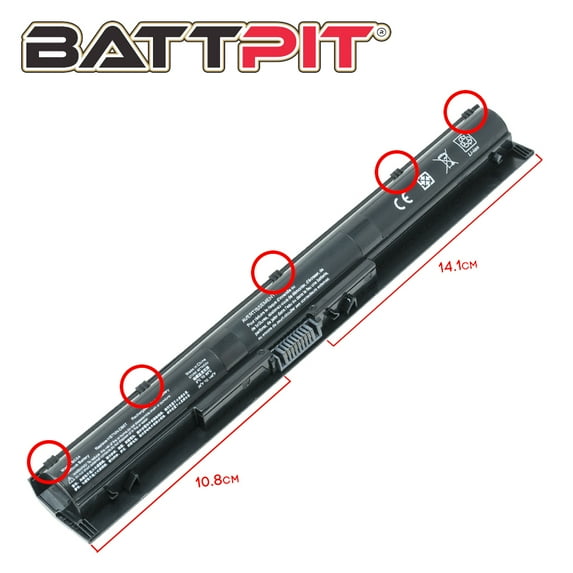 BattPit: Laptop Battery Replacement for HP Pavilion 15-ab021ca 800049-001 HSTNN-LB6R KI04 TPN-Q159 TPN-Q161