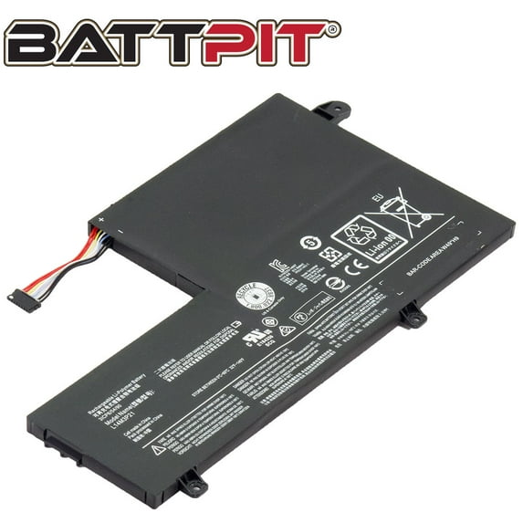 BattPit: Laptop Battery Replacement for Lenovo IdeaPad Flex 3-1570 80JM001BCF, IdeaPad Flex 3 14, Yoga 500, L14L3P21, L14M3P21