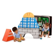 Battat Cloud Castle Build City Foam Fort Building 6 Piece Set Indoor Soft Climbing Blocks for 12 Months +
