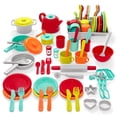 thumbnail image 1 of Battat Deluxe Kitchen Plastic Playset Pretend Play Cooking & Baking Accessories for 2 Years +, 1 of 8