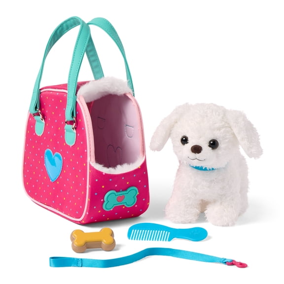Battat Plush Pup & Purse w/ Accessories for 3 Years +