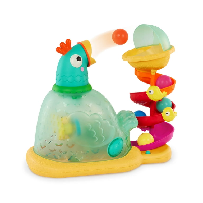 Battat Pop-a-Doodle-Doo Chicken Ball Popper with Music Lights