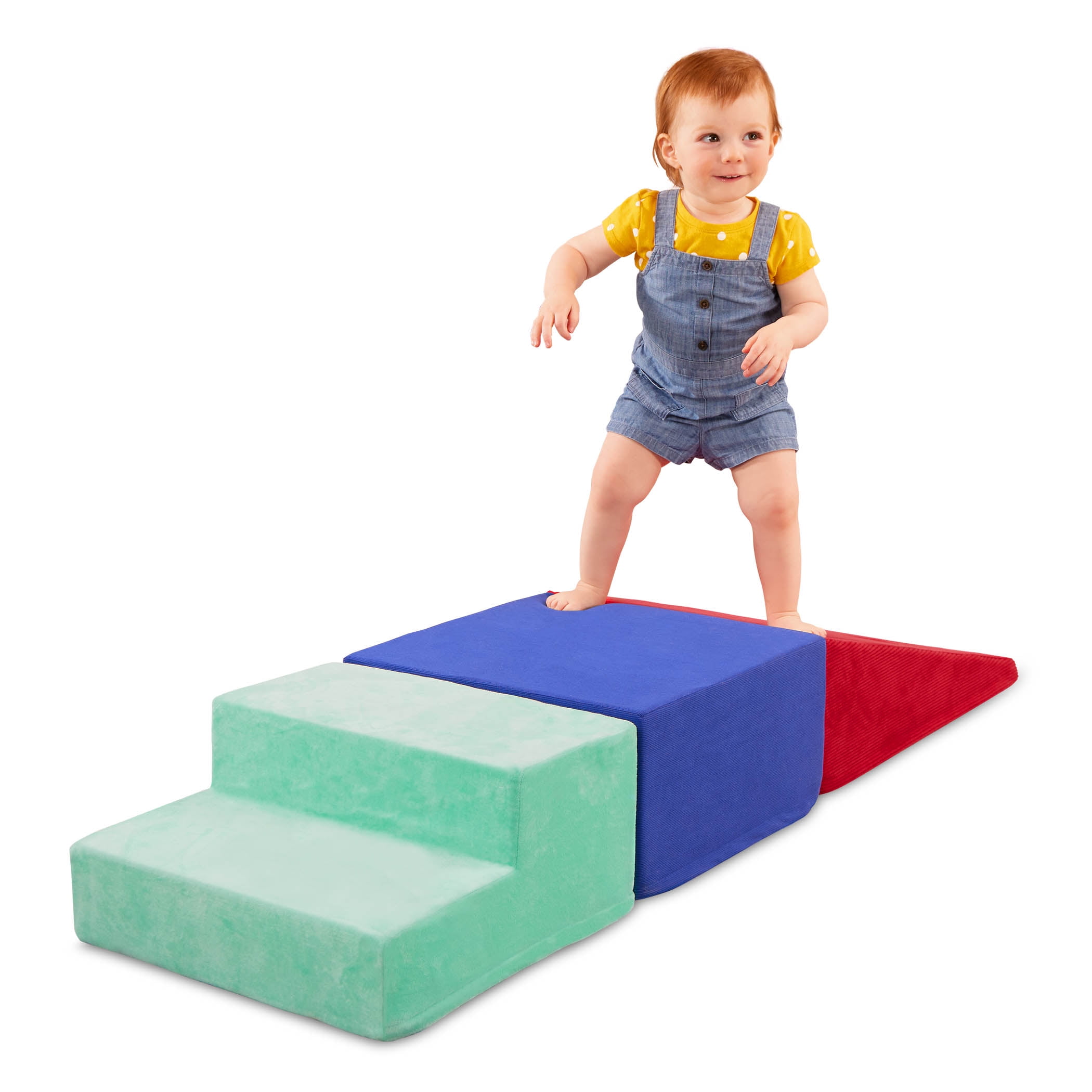 Battat Squishy Stack Climbers 3 Foam Multicolor Play Shapes, Toddler and Preschool Toys  (图1)