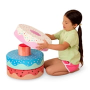 Battat Squishy Stack Donuts Stacking Foam Indoor Toy Donut 4 Piece Set for Ages 12 Months +