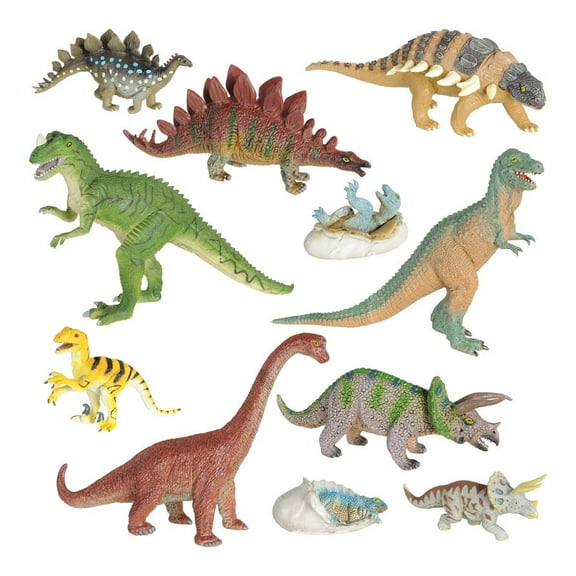 Kaplan Early Learning Company Vinyl Dinosaurs - Set of 11