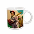 thumbnail image 1 of 3drose, Batter Hits a Fly Artwork, 11oz Mug, 1 of 6