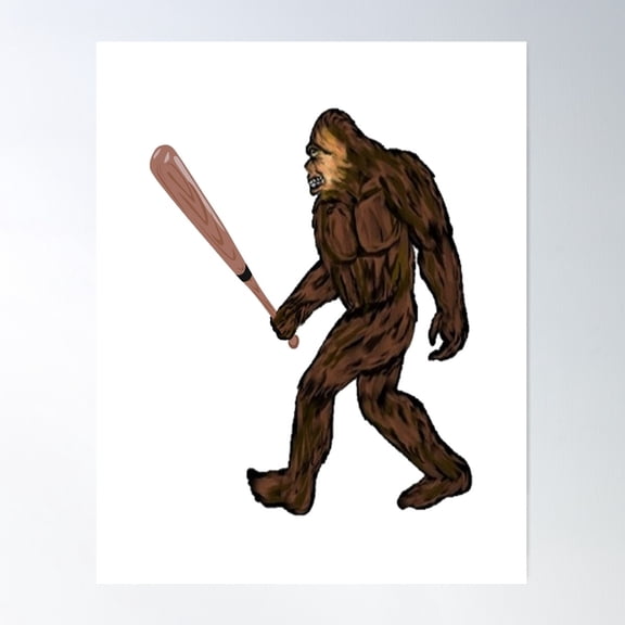 Batter Up Poster Wall Art, Modern Wall Decor For Living Room Bedroom, 24x36 UNFRAMED