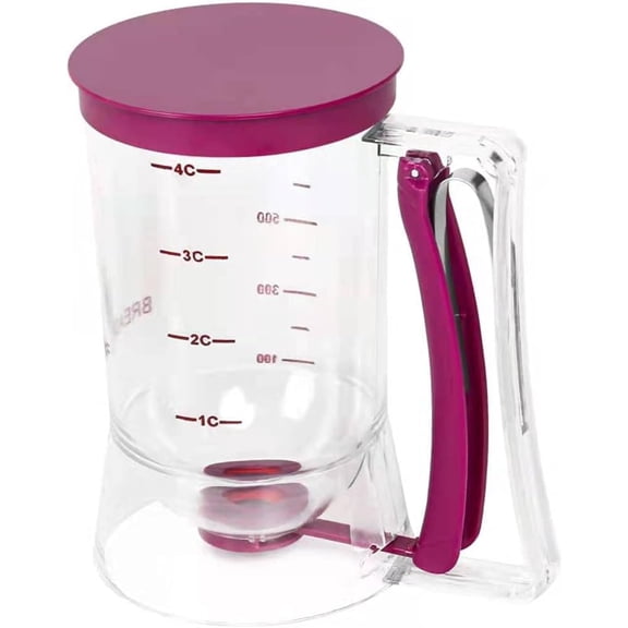 Cupcake Batter Separator for Baking - Measuring Tool with Separator Cups, for (Purple)