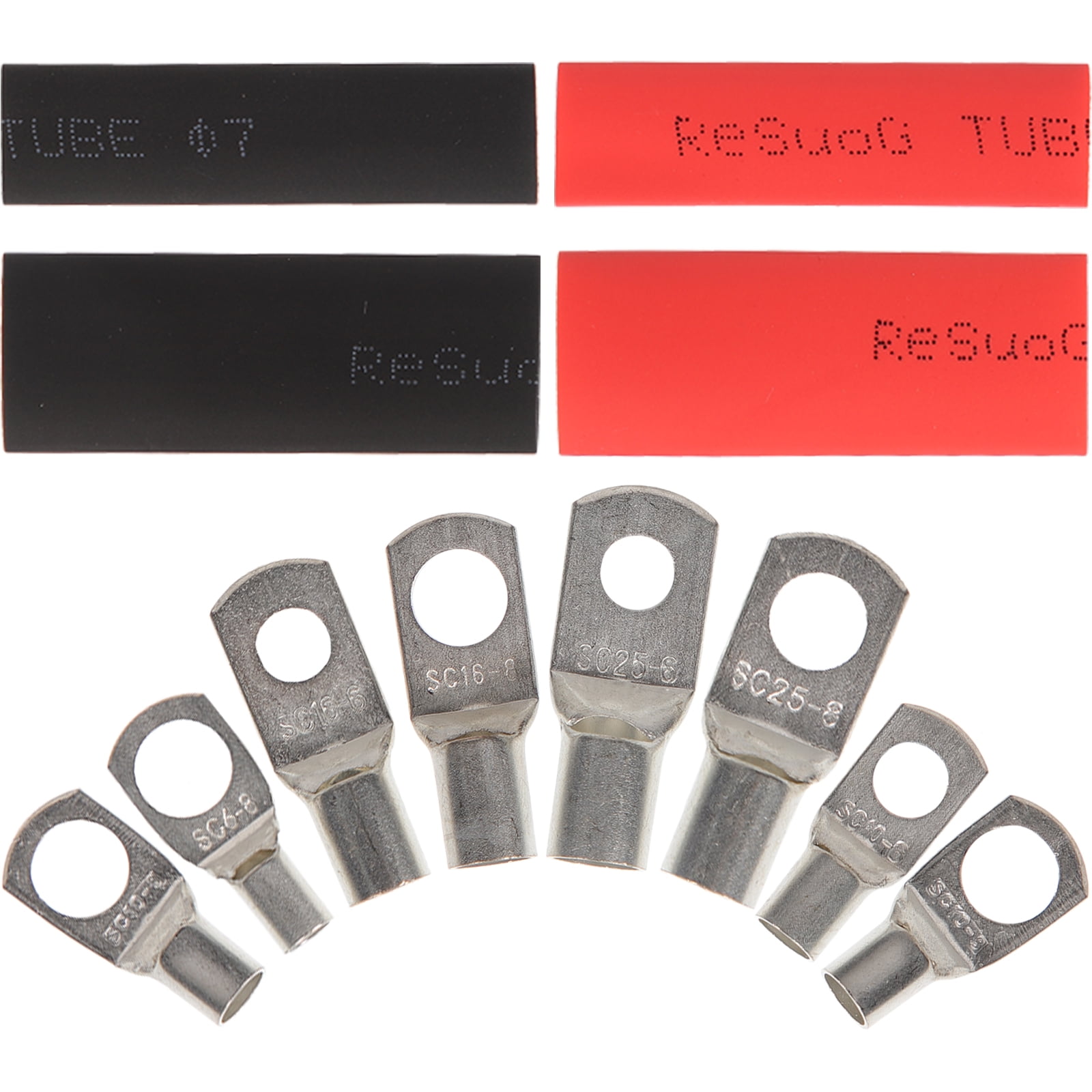 Batteries Heat Shrink Tubing Kit Ring Terminal Kit Battery Lugs Battery