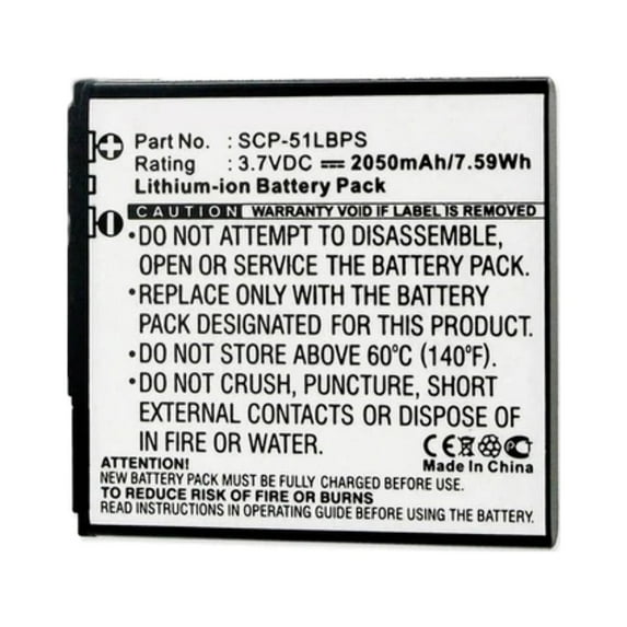 Batteries N Accessories BNA-WB-BLI-1336-2 Cell Phone Battery - Li-Ion, 3.7V, 2050 mAh, Ultra High Capacity Battery - Replacement for Kyocera SCP-51LBPS Battery
