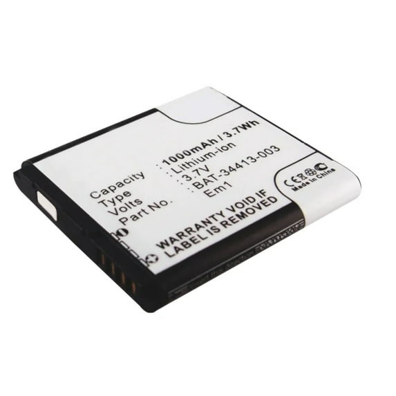 Batteries N Accessories BNA-WB-EM1 Cell Phone Battery - li-ion, 3.7V, 1000 mAh, Ultra High Capacity Battery - Replacement for BlackBerry EM1 Battery