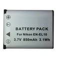 thumbnail image 1 of Batteries N Accessories BNA-WB-ENEL10 Digital Camera Battery - Li-Ion, 3.7V, 850 mAh, Ultra High Capacity Battery - Replacement for Nikon EN-EL10 Battery, 1 of 5
