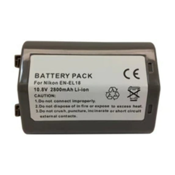 Batteries N Accessories BNA-WB-ENEL18 Digital Camera Battery - li-ion, 10.8V, 2800 mAh, Ultra High Capacity Battery - Replacement for Nikon EN-EL18 Battery