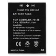 thumbnail image 1 of Batteries N Accessories BNA-WB-FRS-001-LI 2-Way Radio Battery - li-ion, 7.4V, 700 mAh, Ultra High Capacity Battery - Replacement for Cobra BK-70128, MN-0160001 Battery, 1 of 3