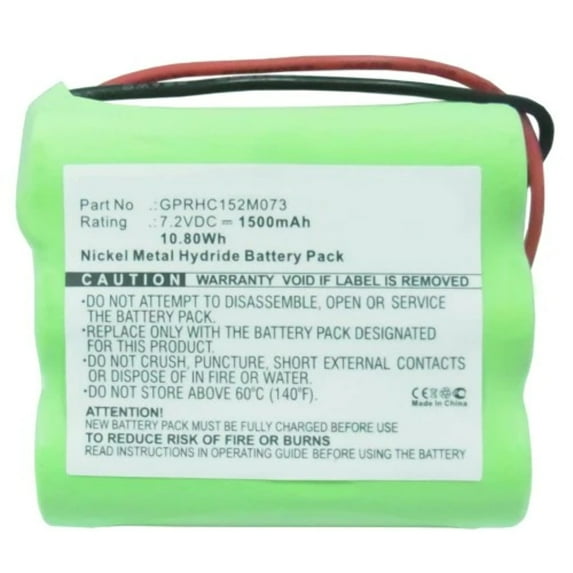 Batteries N Accessories BNA-WB-H6761 Vacuum Cleaners Battery - Ni-MH, 7.2, 1500mAh, Ultra High Capacity Battery - Replacement for iRobot 4408927, GPRHC152M073 Battery