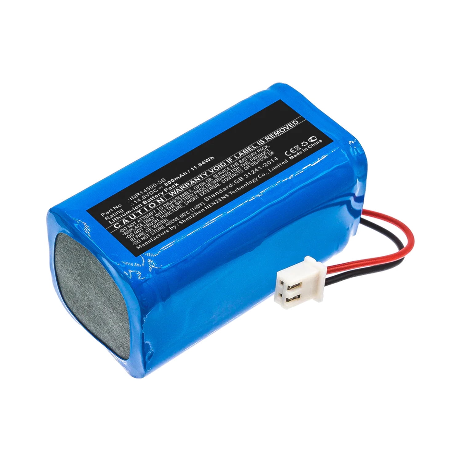Vhbw NiMH Batteria 2000mAh  14.4V  Compatibile Con Robot Aspirapolvere Home Cleaner Robot Lavapavimenti Sichler Pcr 1550m Puppyoo V M600 Vbot T270 84050980