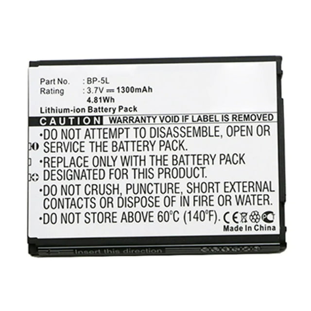 Batteries N Accessories BNAWBL16489 Cell Phone Battery Liion, 3.7V, 1300mAh, Ultra High