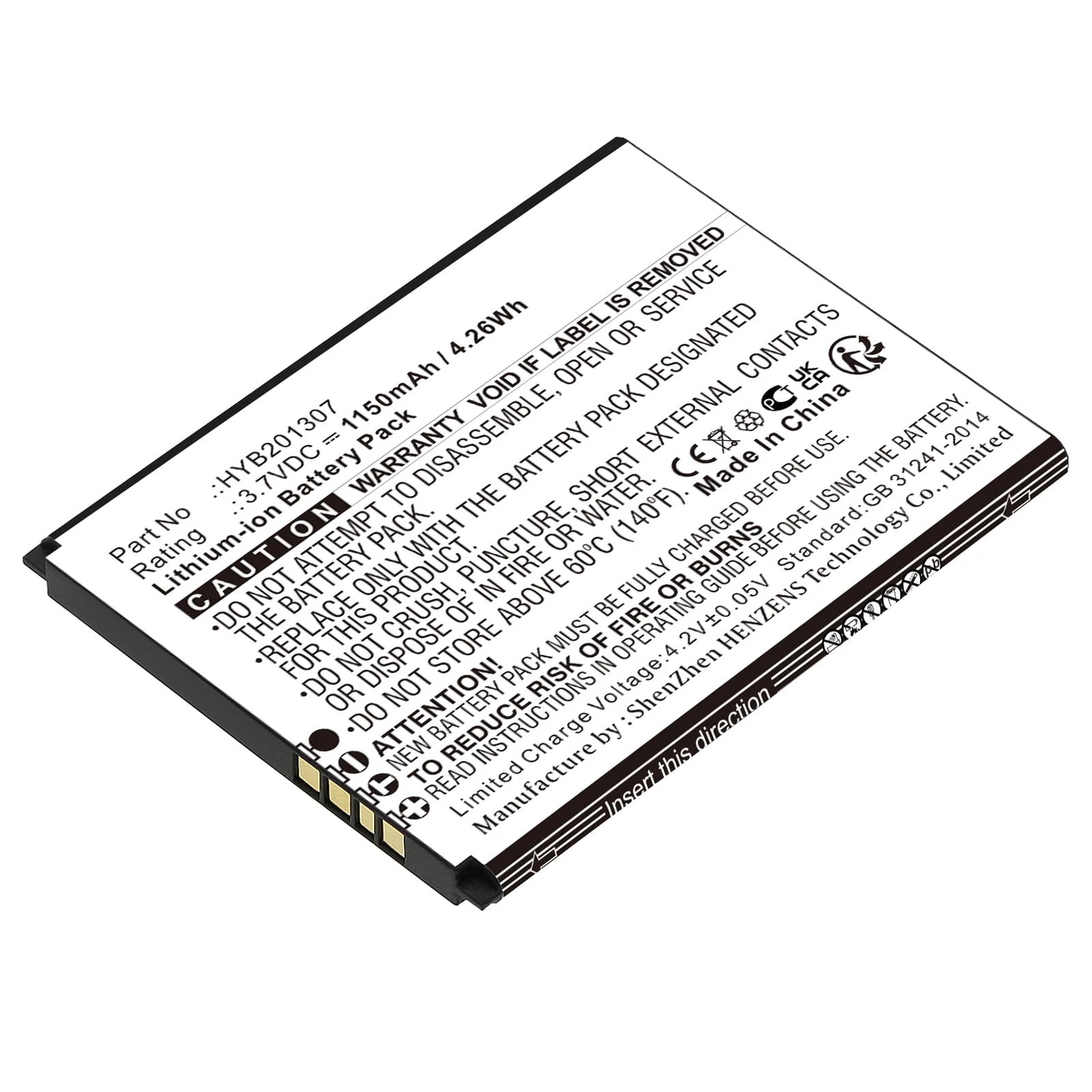 Batteries N Accessories BNAWBL17740 Cell Phone Battery Liion, 3.7V