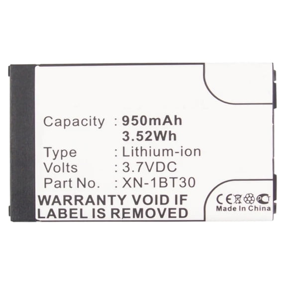 Batteries N Accessories BNA-WB-L3461 Cell Phone Battery - Li-Ion, 3.7V, 950 mAh, Ultra High Capacity Battery - Replacement for Motorola CE-BL150 Battery